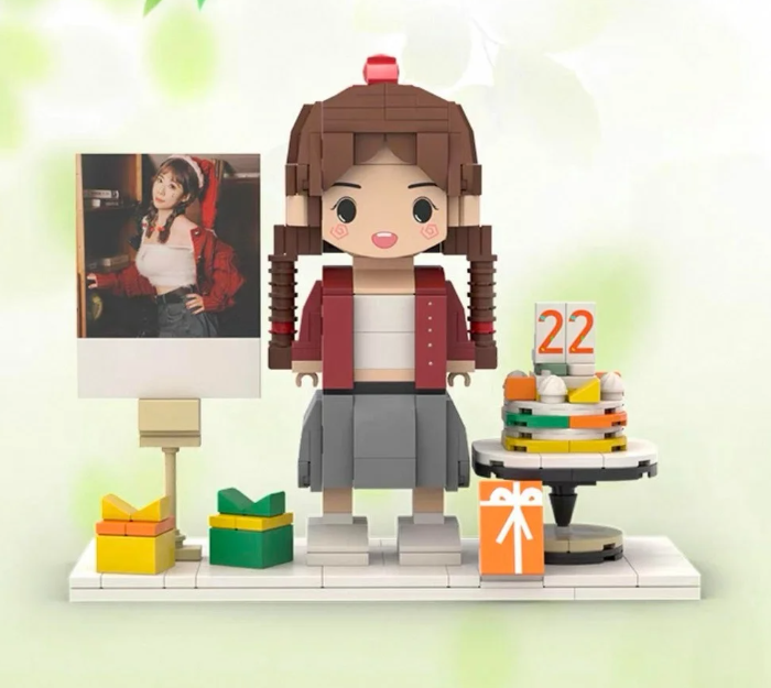 Personalised Bricks Figurine